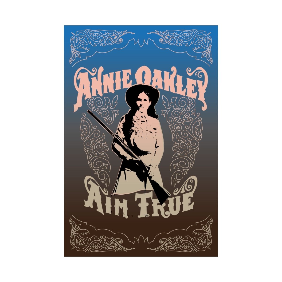 Annie Oakley Aim True Premium Wall Art Print