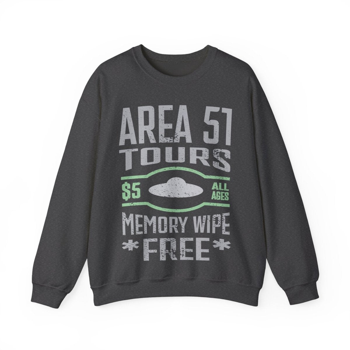 Area 51 Tours With FREE Memory Wipe Fleece Sweatshirt, Funny Aliens