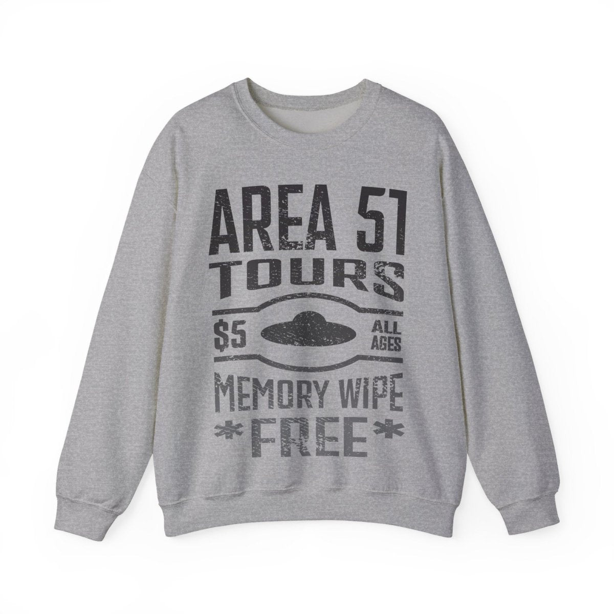 Area 51 Tours With FREE Memory Wipe Fleece Sweatshirt, Funny Aliens