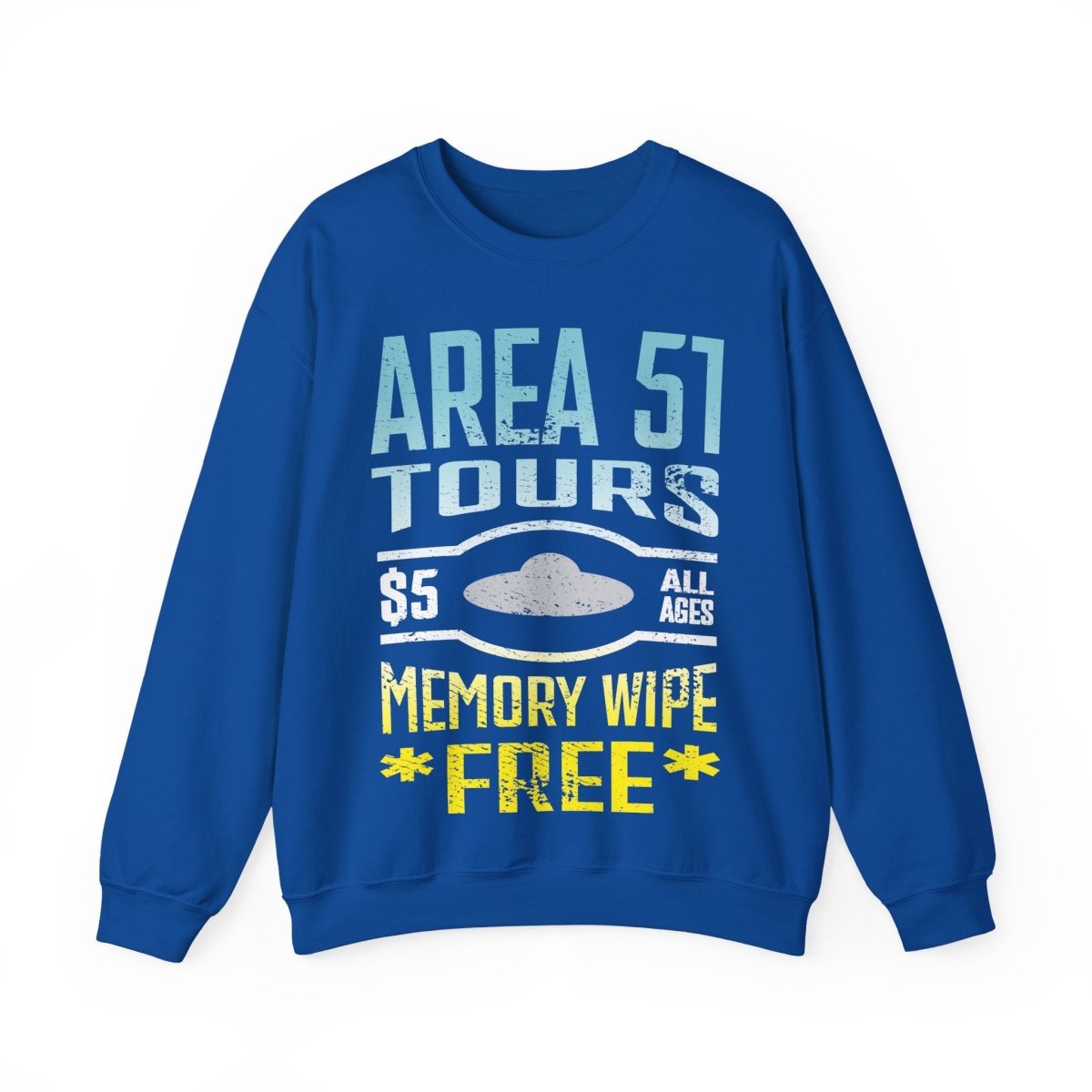 Area 51 Tours With FREE Memory Wipe Fleece Sweatshirt, Funny Aliens