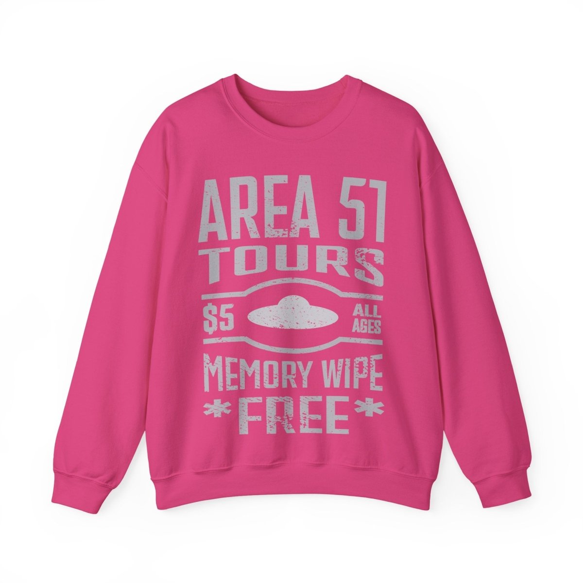 Area 51 Tours With FREE Memory Wipe Fleece Sweatshirt, Funny Aliens