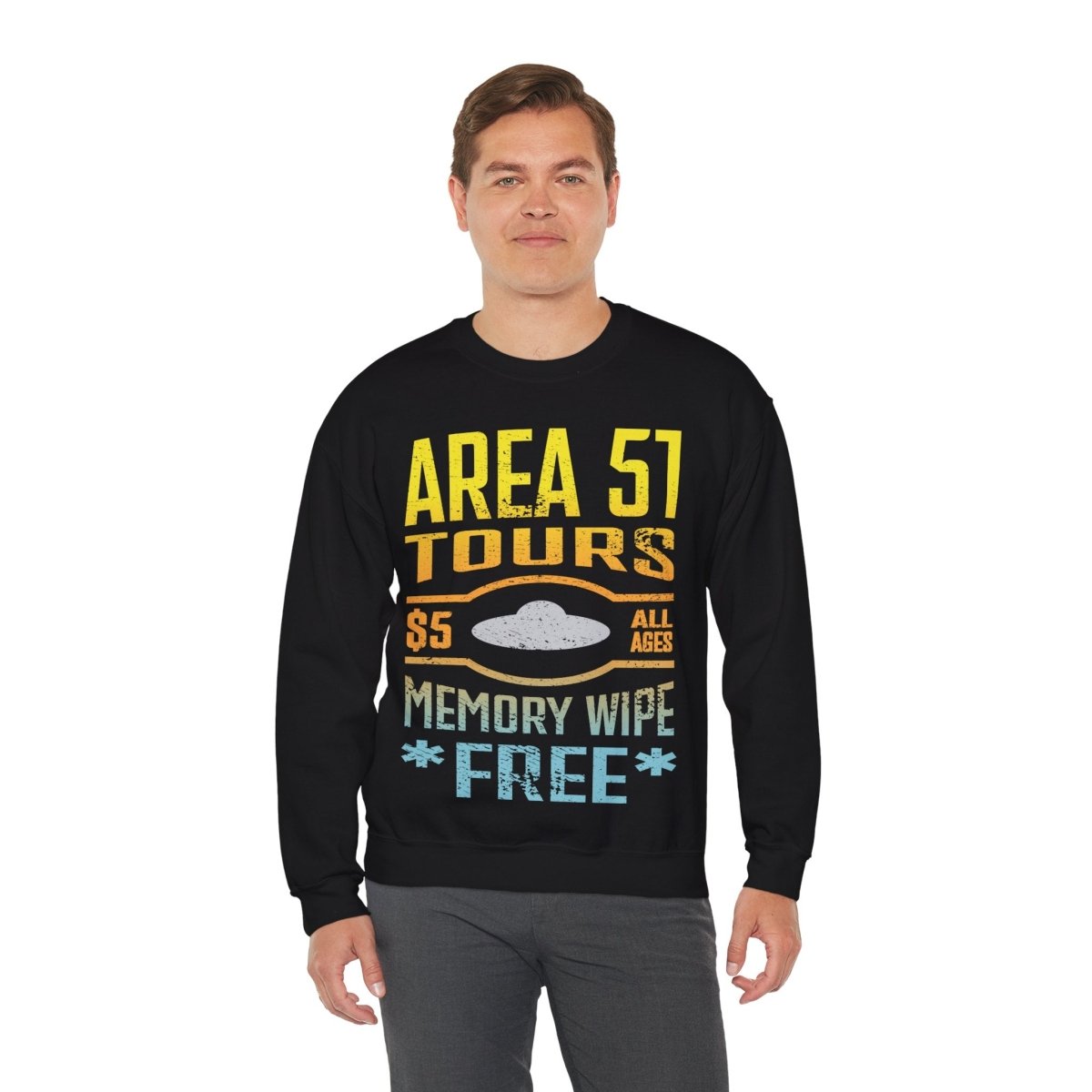 Area 51 Tours With FREE Memory Wipe Fleece Sweatshirt, Funny Aliens