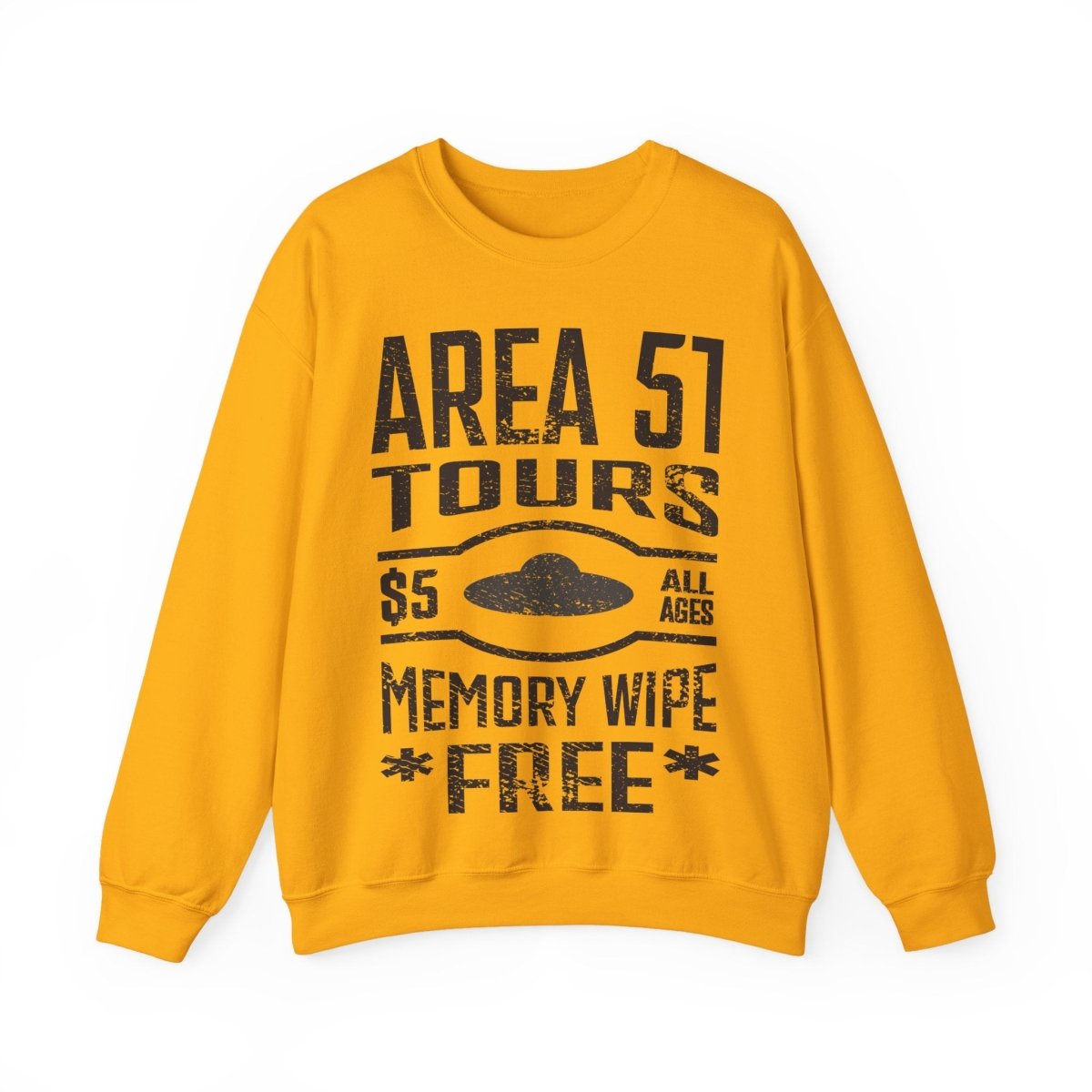 Area 51 Tours With FREE Memory Wipe Fleece Sweatshirt, Funny Aliens