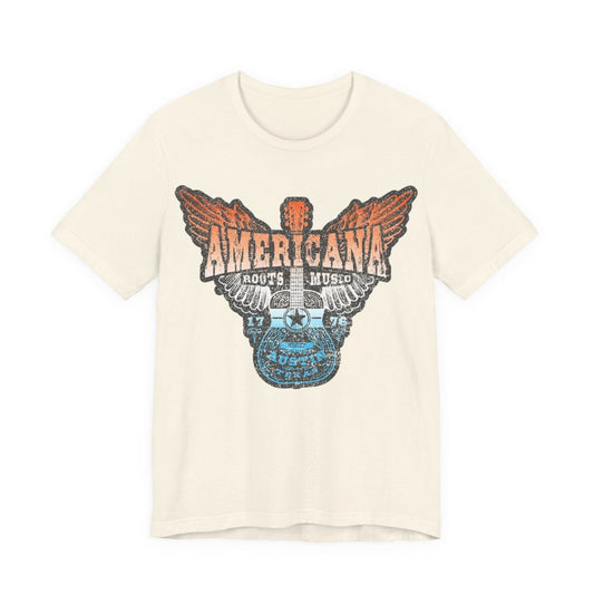 Austin Texas Roots Music Americana Premium T-Shirt, Bluegrass, Rock, Country, Folk