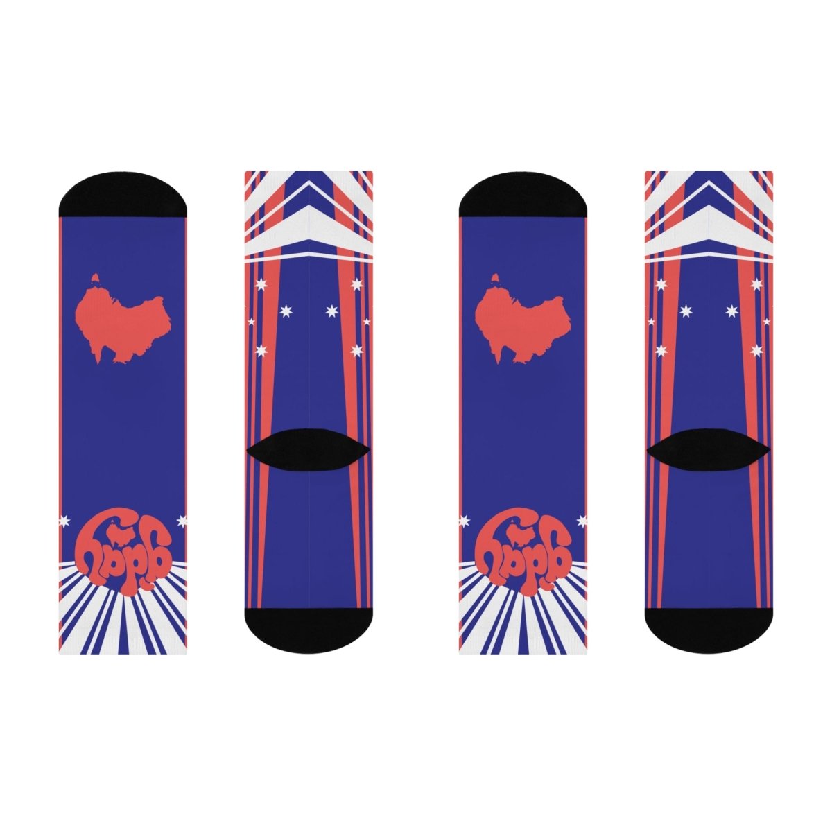 Australia G'day Gift Aussie Cool Cushioned Crew Socks