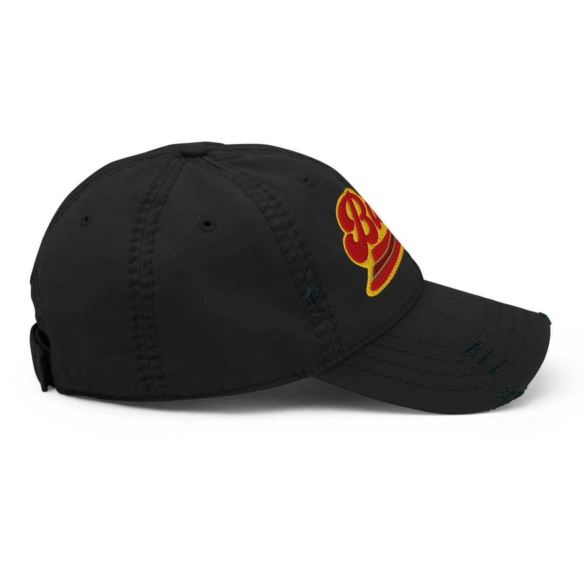 Bacon Team Distressed Dad Hat, Sport Sizzle Eating Flavor Favorite Fried Food