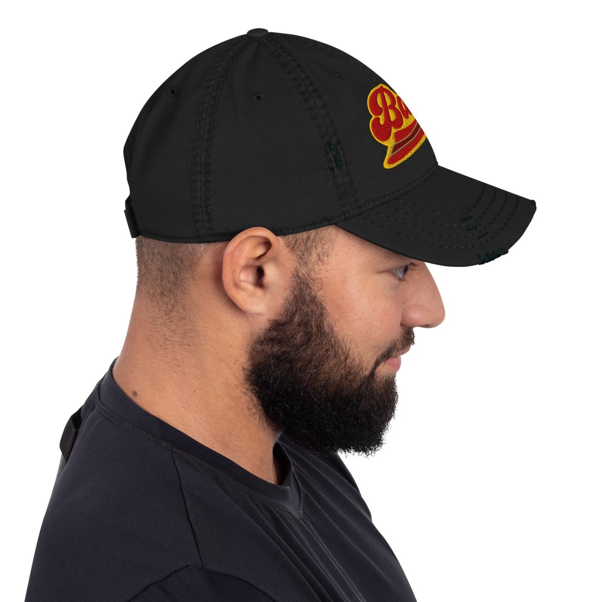 Bacon Team Distressed Dad Hat, Sport Sizzle Eating Flavor Favorite Fried Food