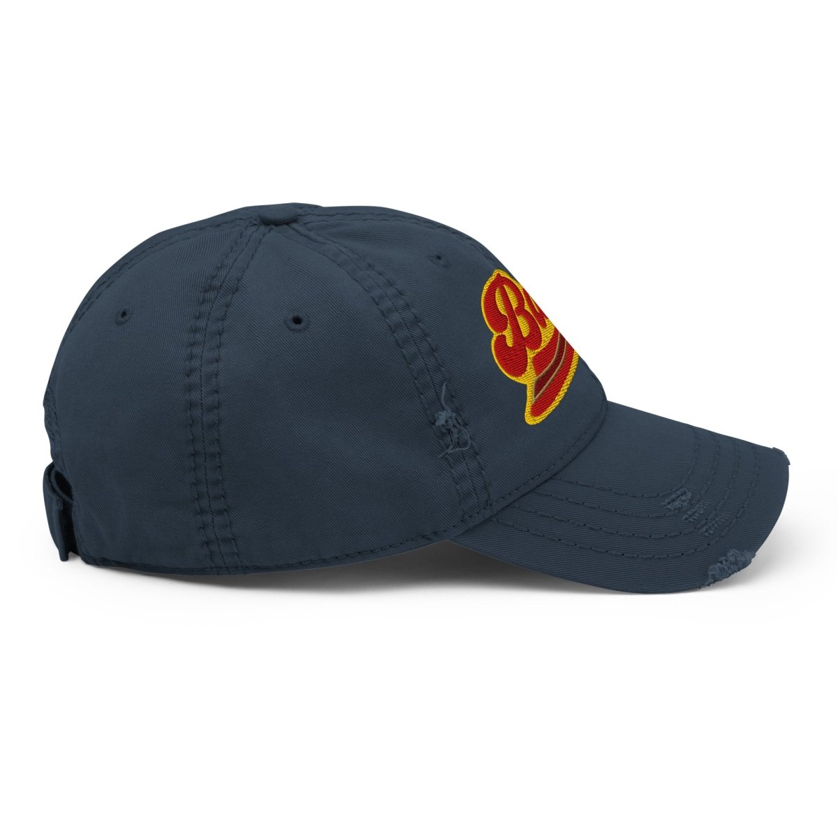 Bacon Team Distressed Dad Hat, Sport Sizzle Eating Flavor Favorite Fried Food