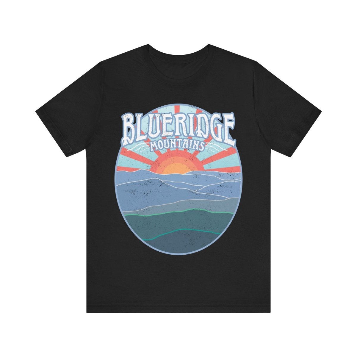 Blue Ridge Mountains Premium T-Shirt, Appalachian Trail Hike View, East Coast Cool