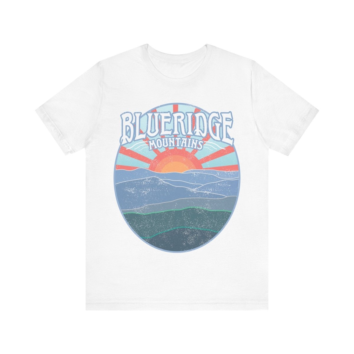 Blue Ridge Mountains Premium T-Shirt, Appalachian Trail Hike View, East Coast Cool