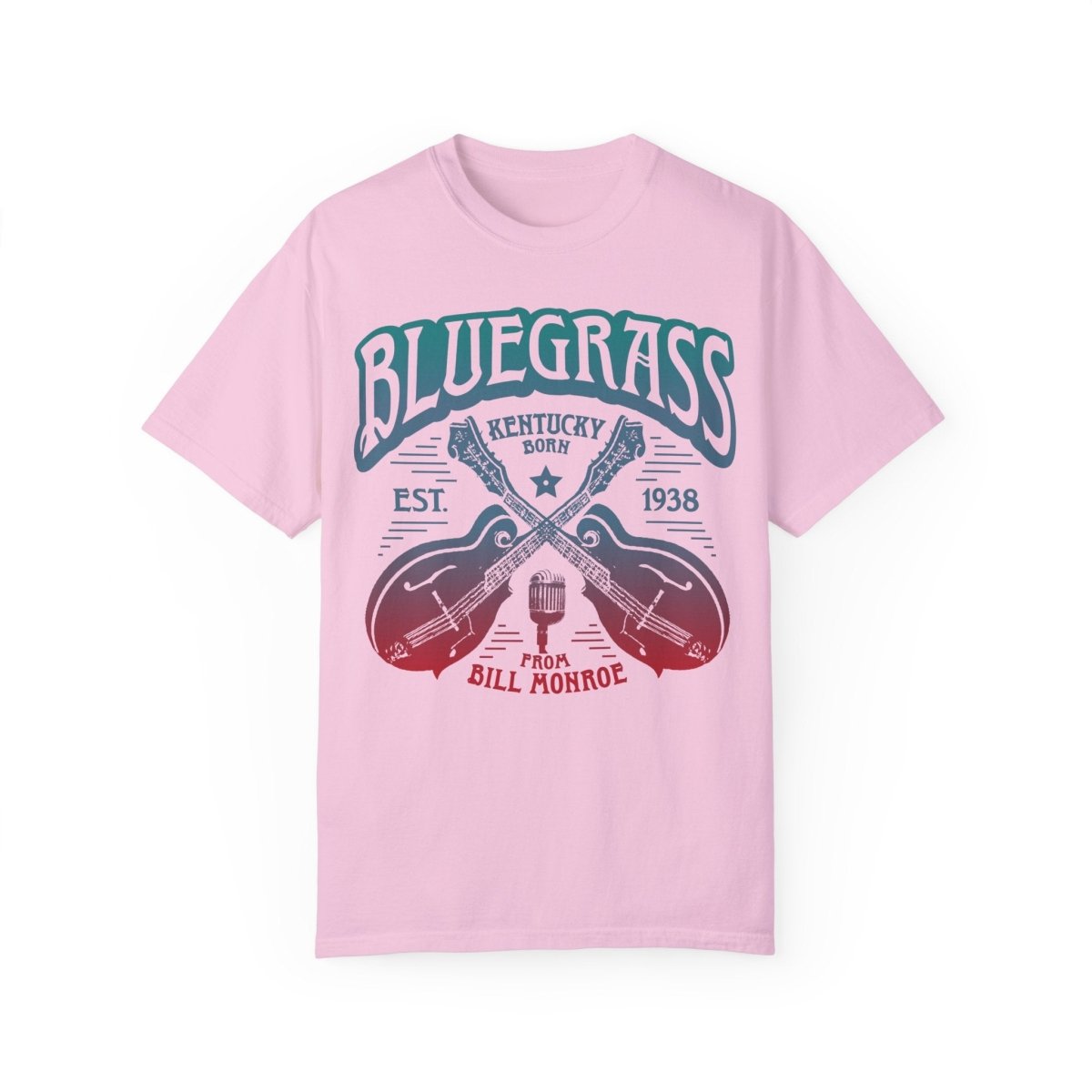 Bluegrass Comfort Colors Relaxed Fit Softy Tee, Bluegrass Bliss Mandolins