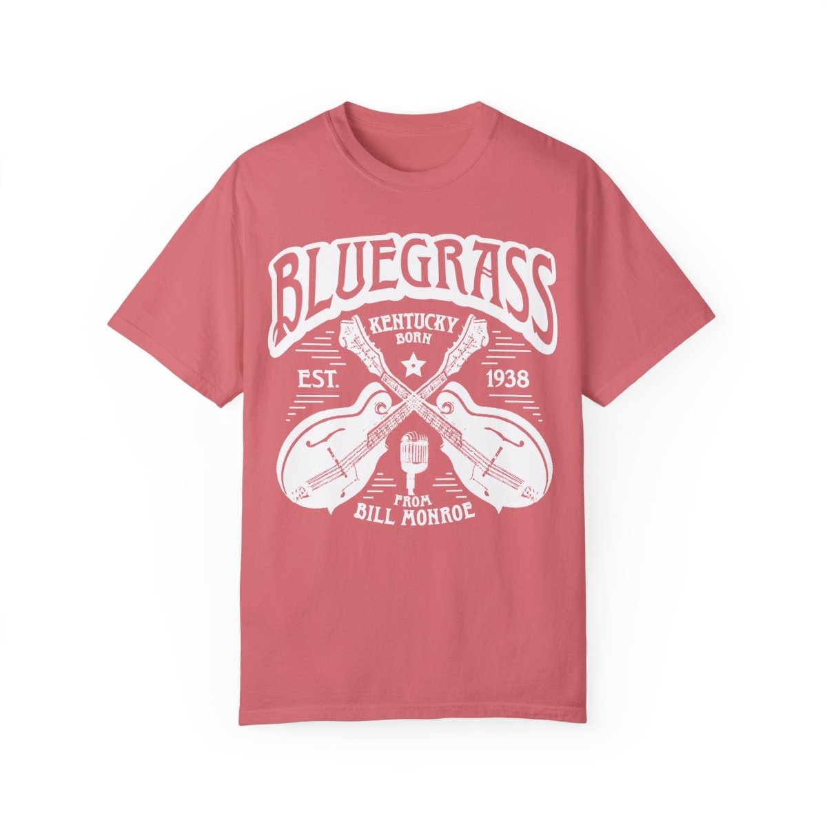 Bluegrass Comfort Colors Relaxed Fit Softy Tee, Bluegrass Bliss Mandolins