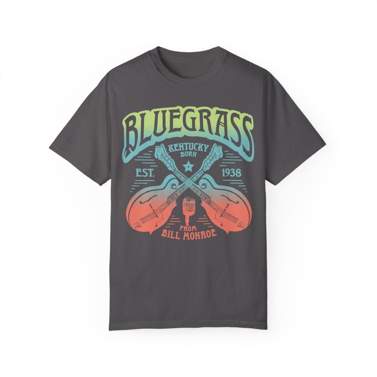 Bluegrass Comfort Colors Relaxed Fit Softy Tee, Bluegrass Bliss Mandolins