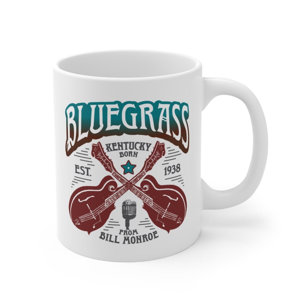 Bluegrass Mug 11 oz, Mandolin Bliss