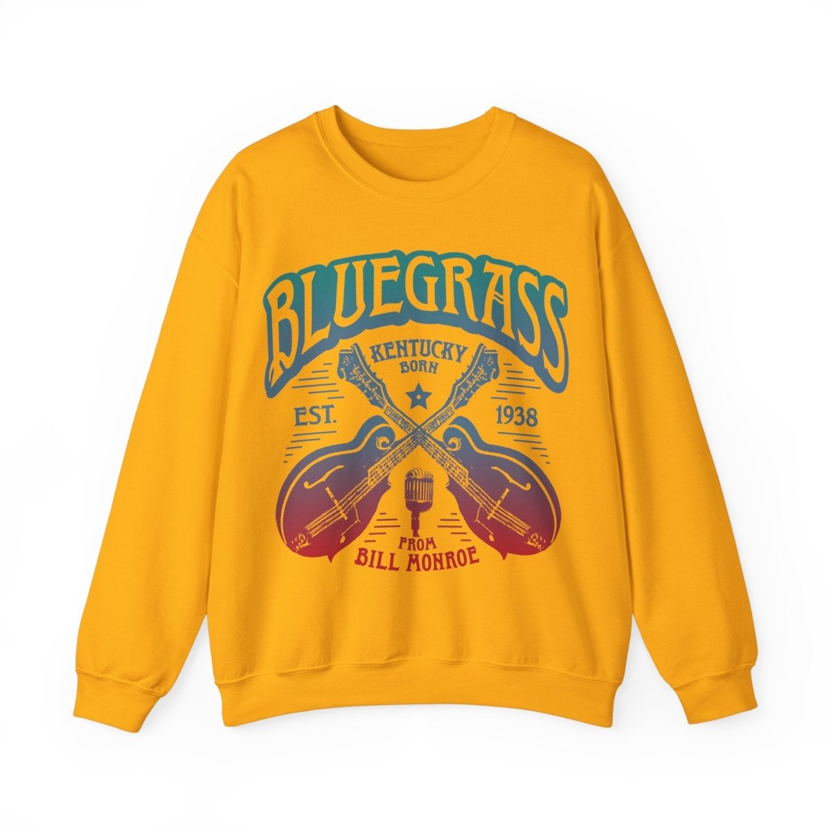 Bluegrass Music Fleece Sweatshirt, Festival Wear, Bluegrass Lover Gift