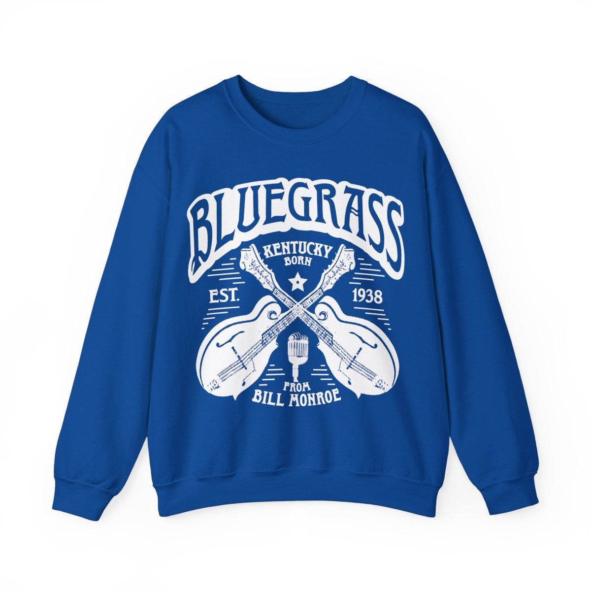 Bluegrass Music Fleece Sweatshirt, Festival Wear, Bluegrass Lover Gift