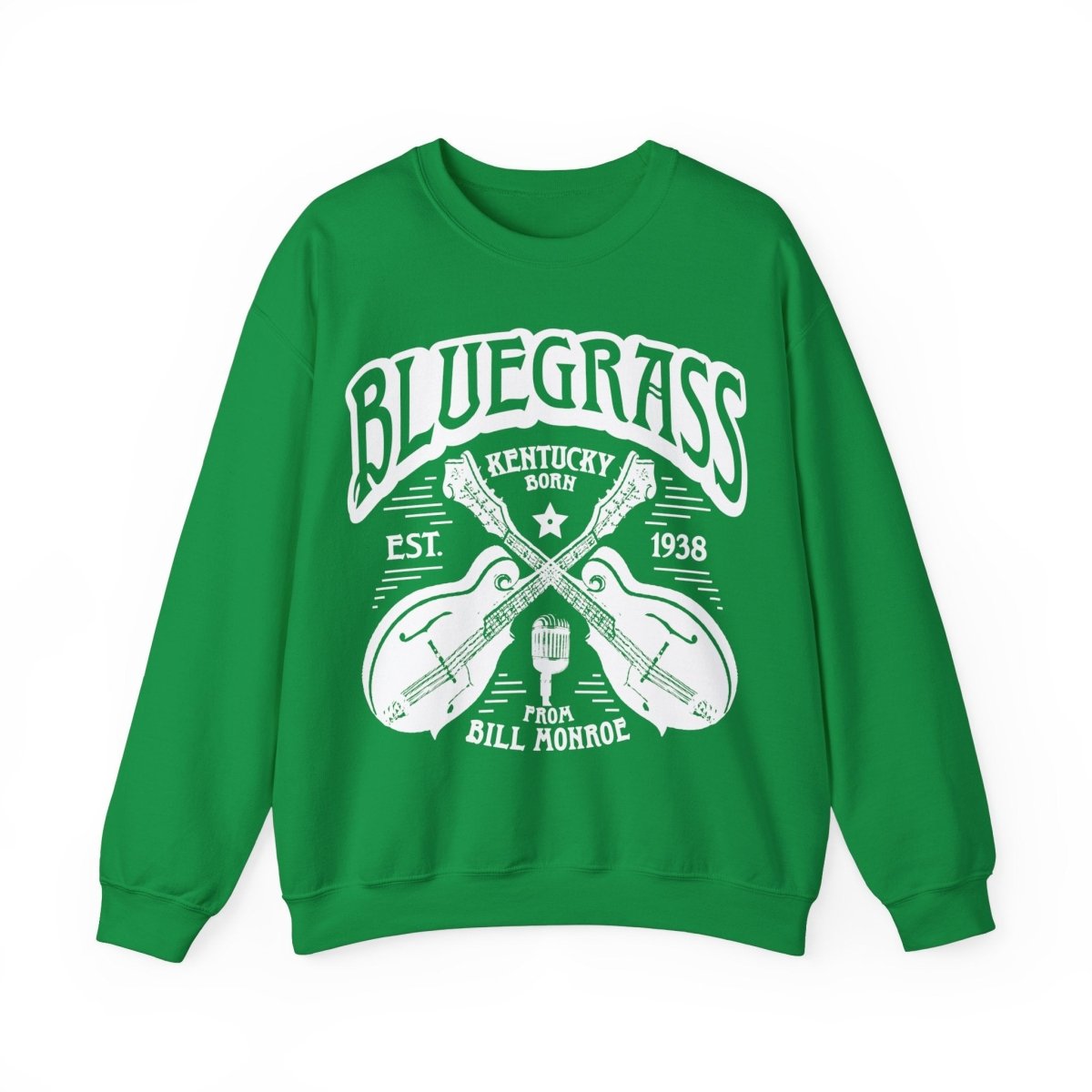 Bluegrass Music Fleece Sweatshirt, Festival Wear, Bluegrass Lover Gift