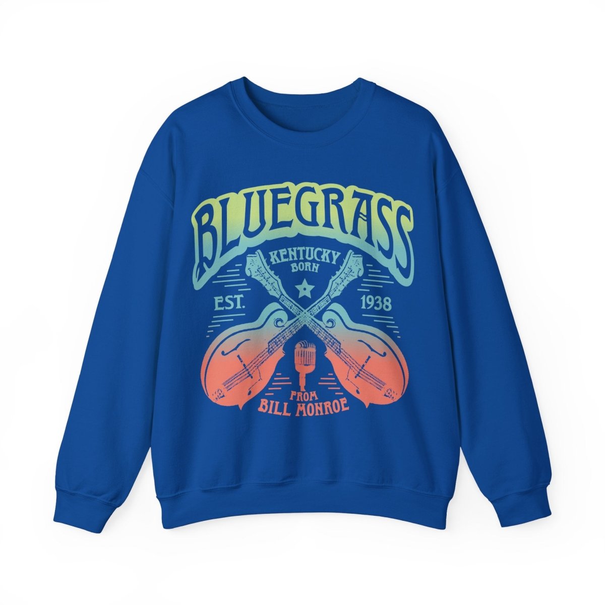 Bluegrass Music Fleece Sweatshirt, Festival Wear, Bluegrass Lover Gift