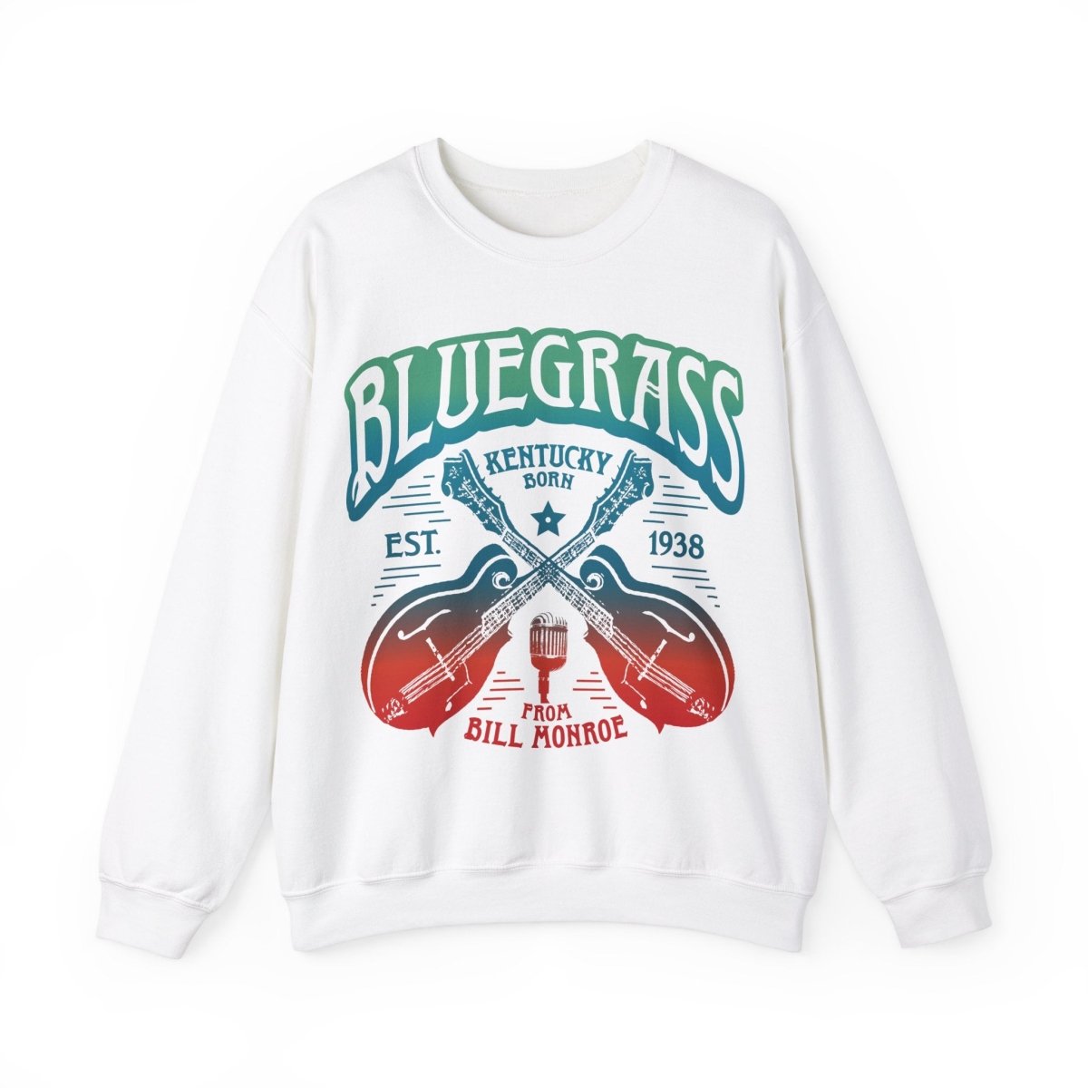 Bluegrass Music Fleece Sweatshirt, Festival Wear, Bluegrass Lover Gift