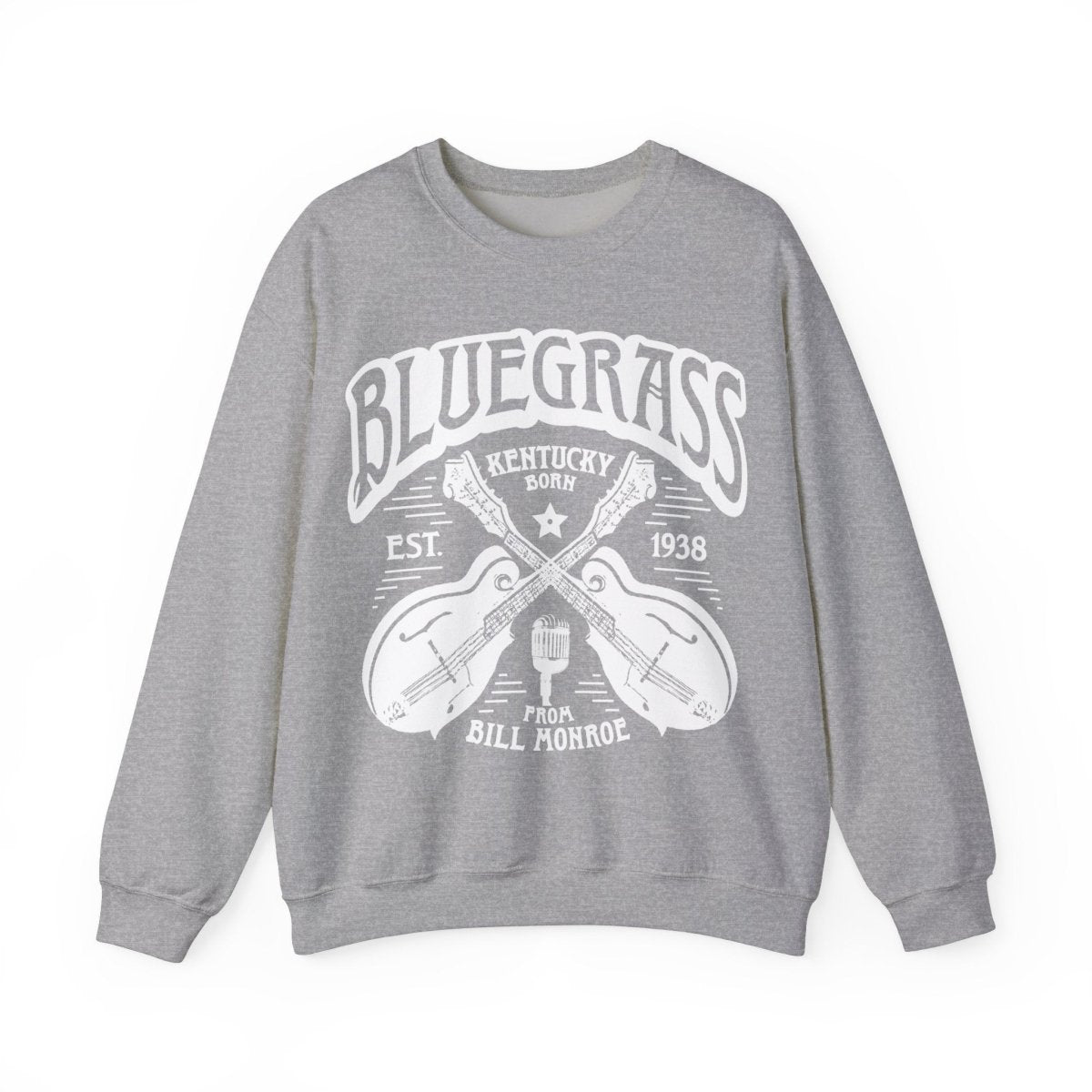 Bluegrass Music Fleece Sweatshirt, Festival Wear, Bluegrass Lover Gift