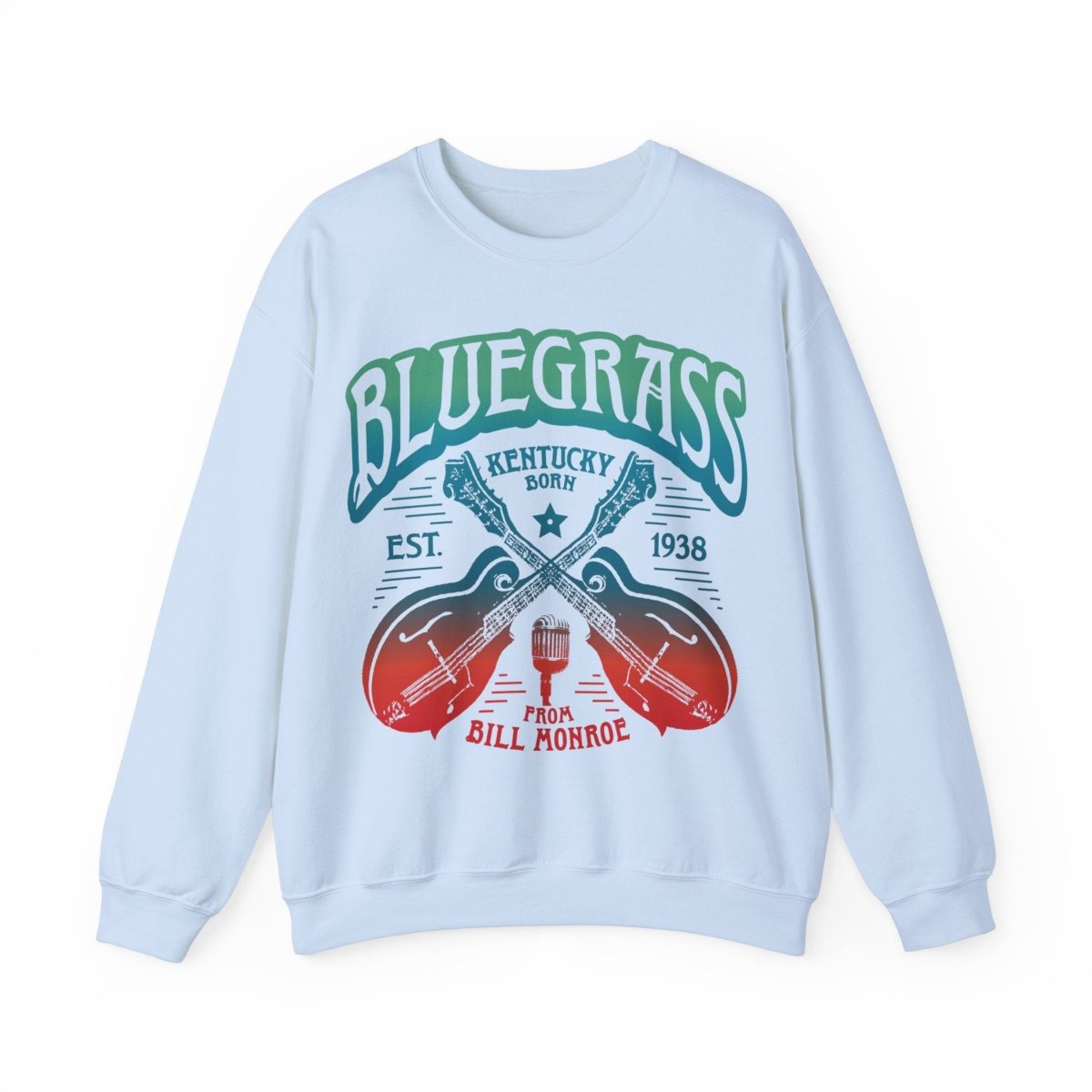 Bluegrass Music Fleece Sweatshirt, Festival Wear, Bluegrass Lover Gift