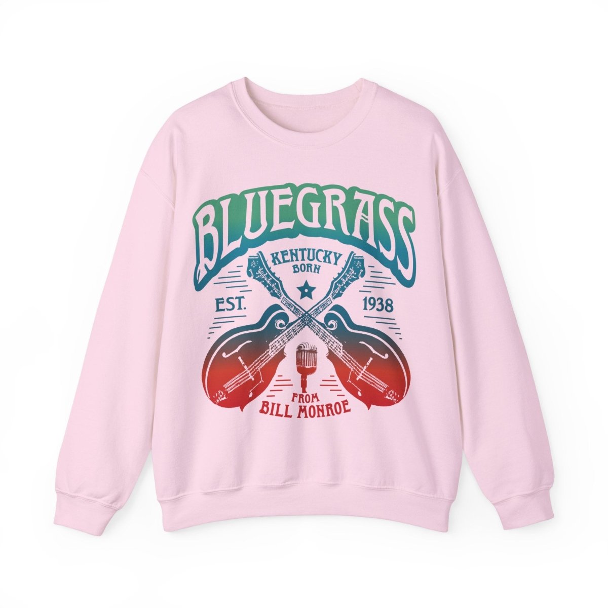 Bluegrass Music Fleece Sweatshirt, Festival Wear, Bluegrass Lover Gift