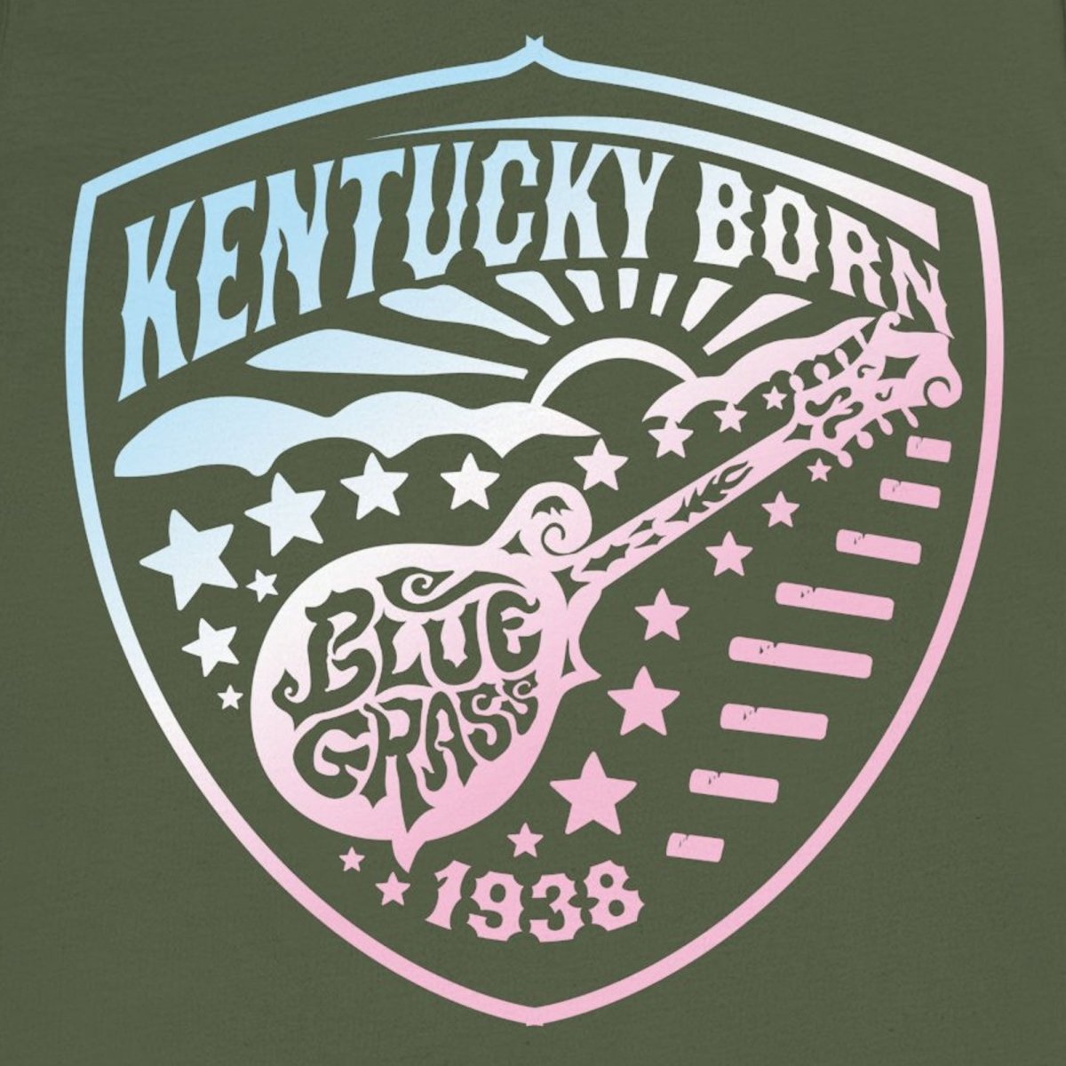 Bluegrass Music Kentucky Born Premium T-Shirt