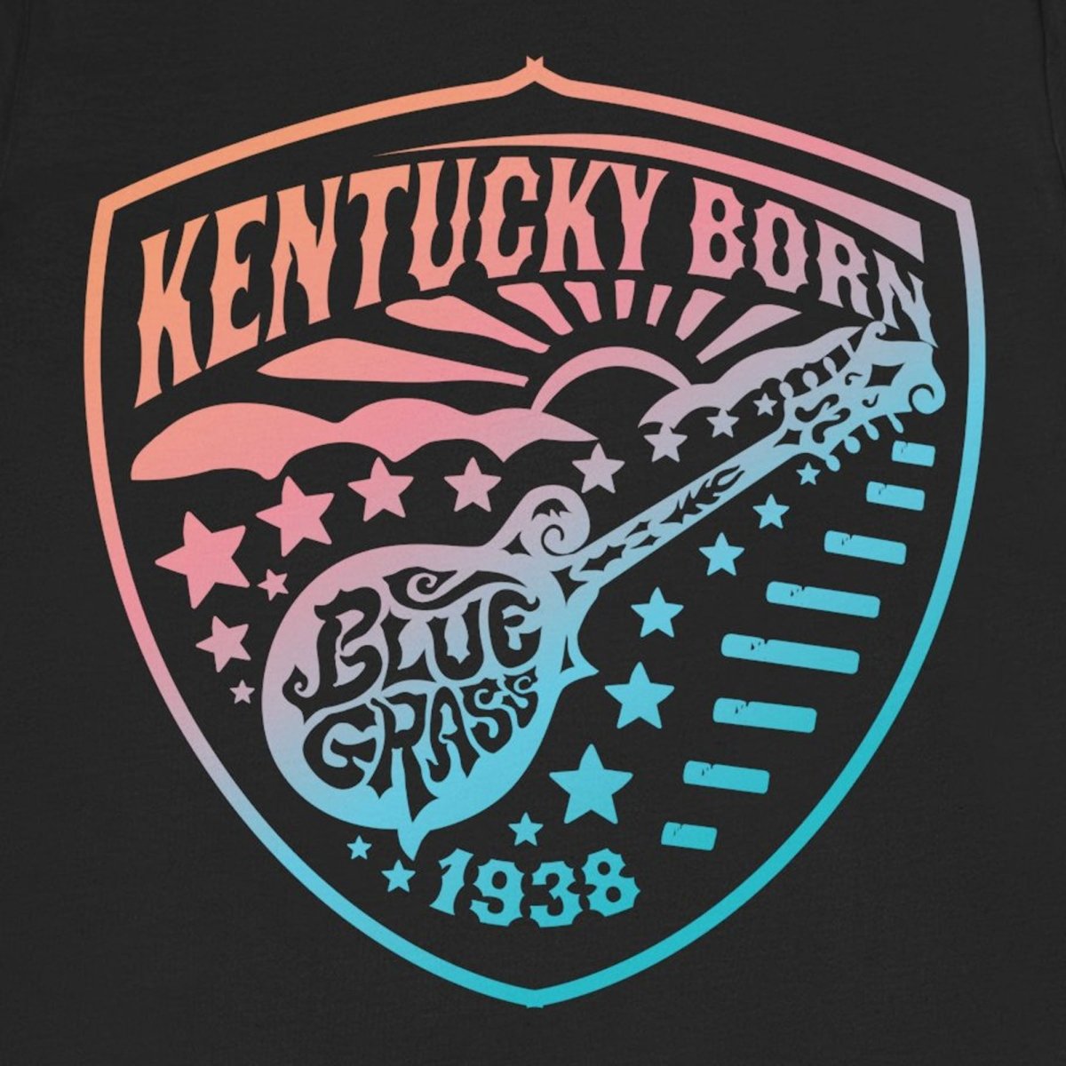 Bluegrass Music Kentucky Born Premium T-Shirt