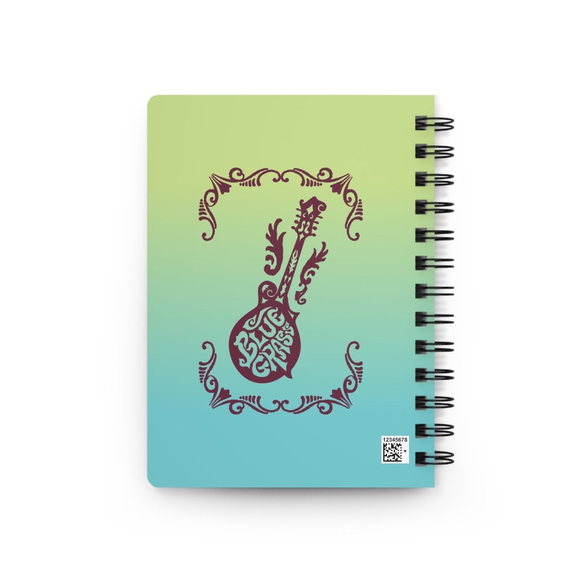 Bluegrass Music Spiral Bound Journal or Notebook