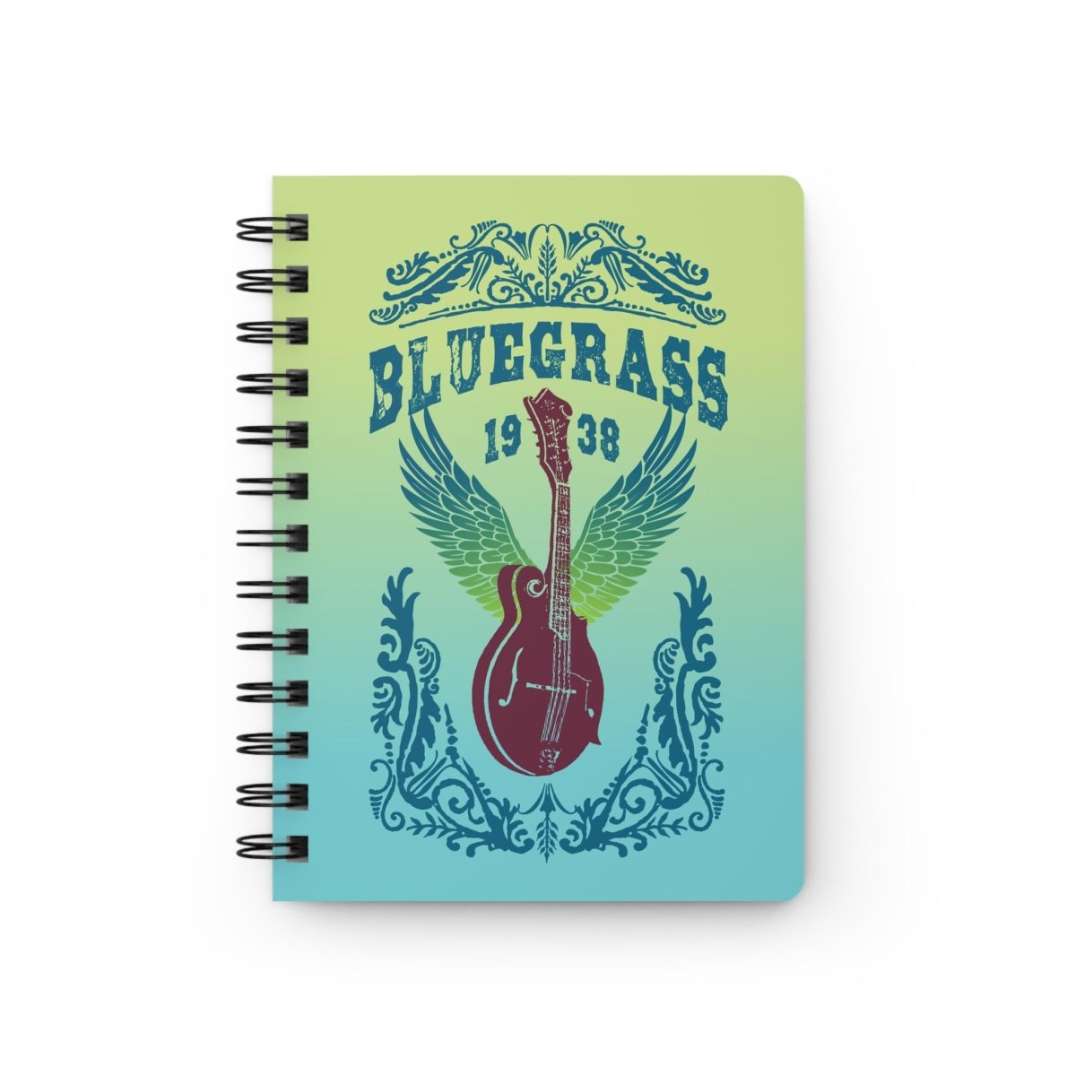 Bluegrass Music Spiral Bound Journal or Notebook