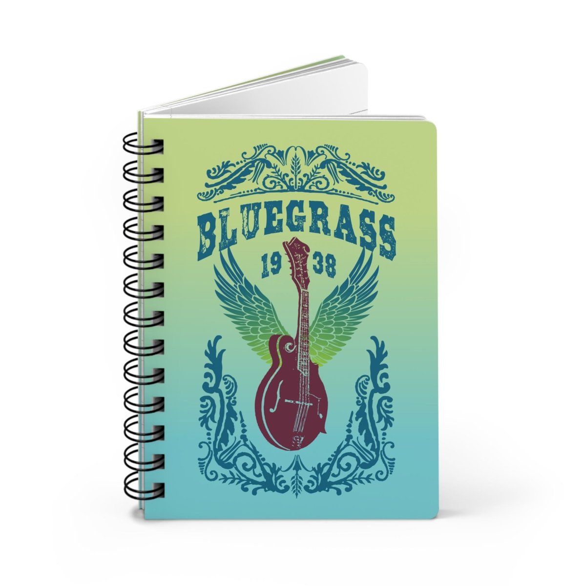 Bluegrass Music Spiral Bound Journal or Notebook