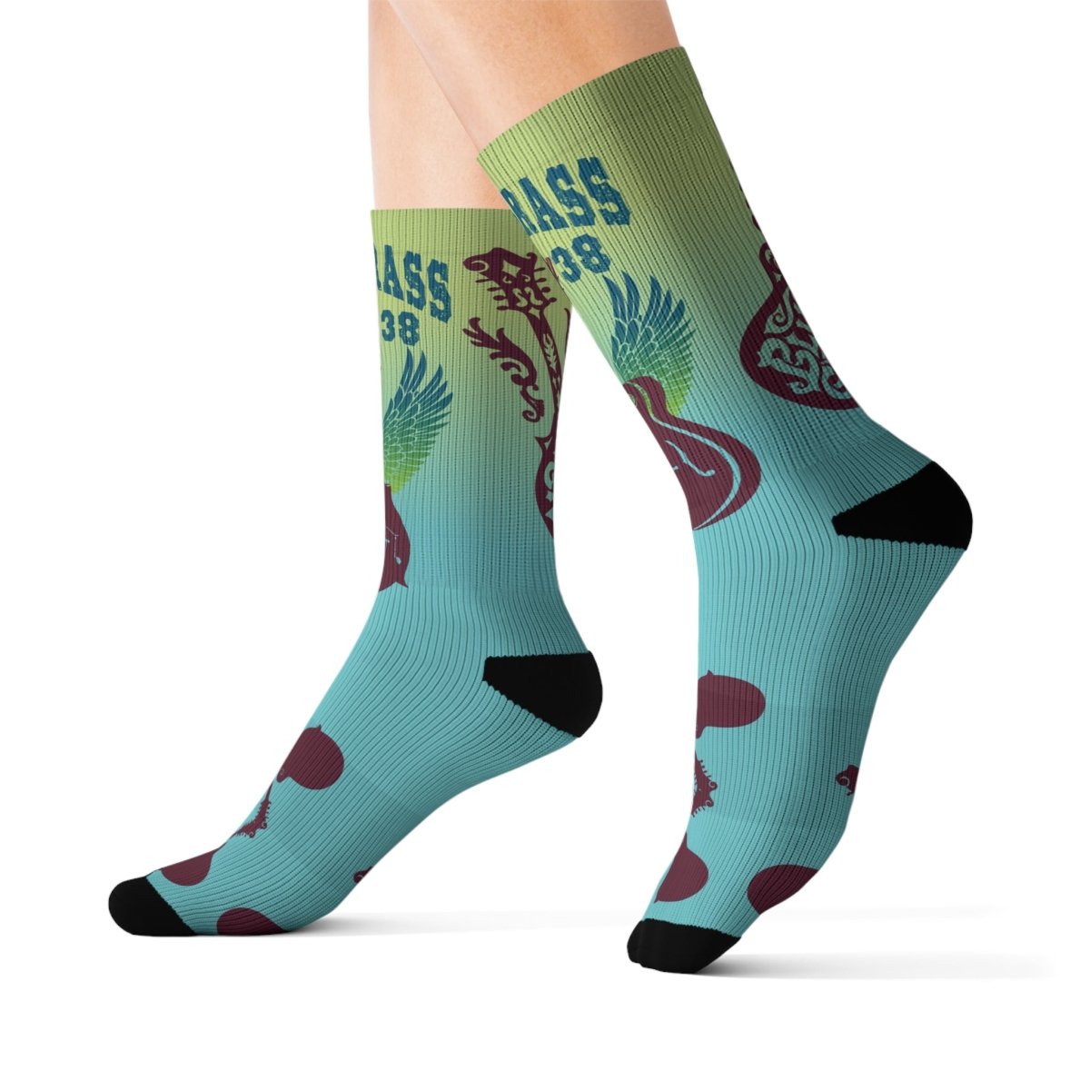 Bluegrass Music Super Socks, Fun Mandolins Gift