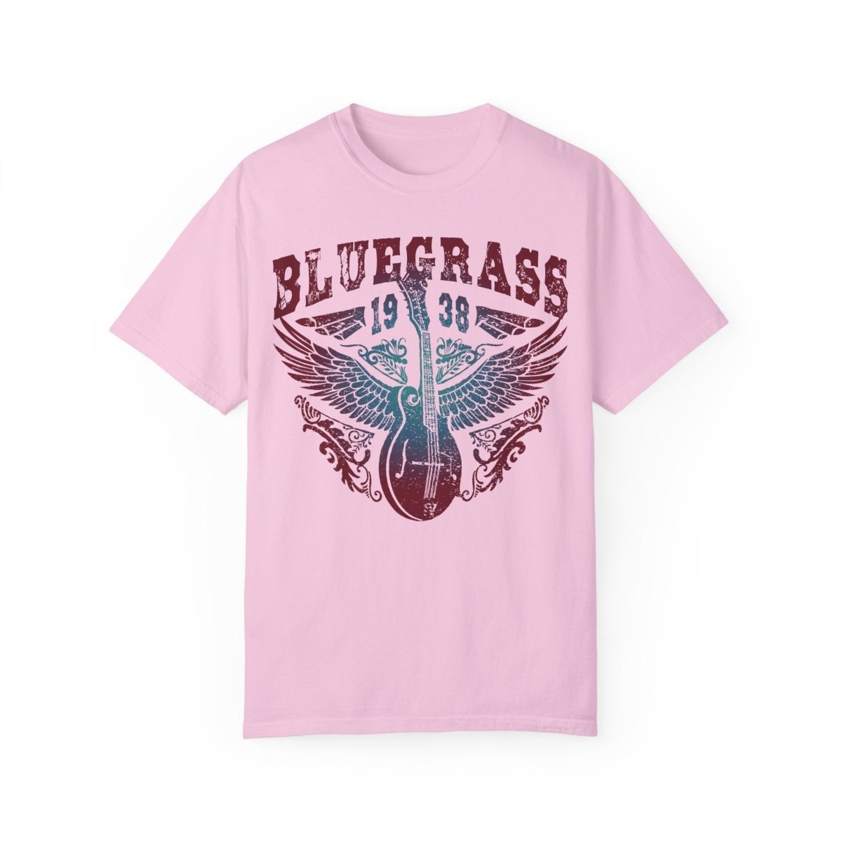 Bluegrass Shine Comfort Colors Relaxed Fit Softy Tee, Bluegrass Music Bliss, Mandolin, Americana, Roots Music