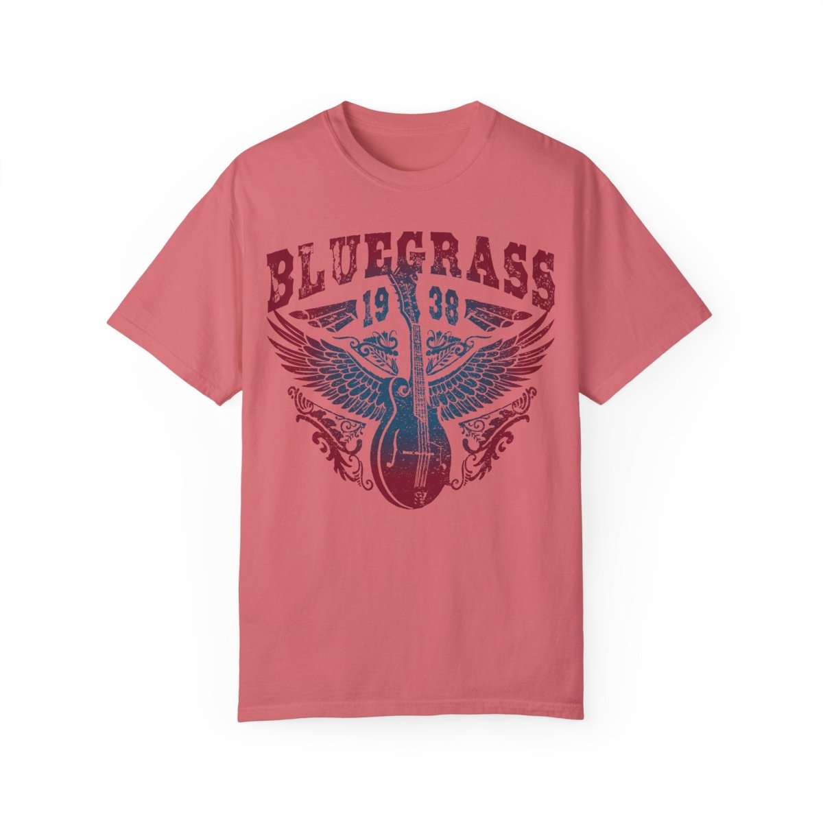 Bluegrass Shine Comfort Colors Relaxed Fit Softy Tee, Bluegrass Music Bliss, Mandolin, Americana, Roots Music