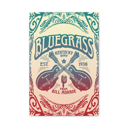 Bluegrass Sunrise Canvas Wrap Art Wall Art, 1.25" Deep