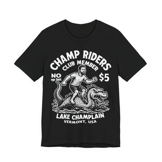 Champ Club Lake Champlain Monster Vermont Funny Man Custom Premium T shirt, Local Cryptid