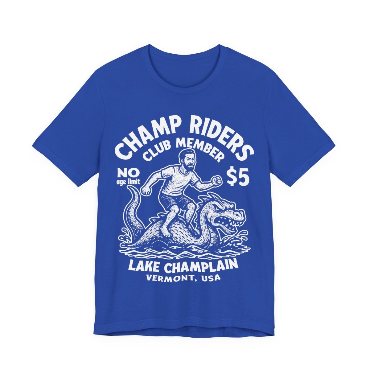 Champ Club Lake Champlain Monster Vermont Funny Man Custom Premium T shirt, Local Cryptid
