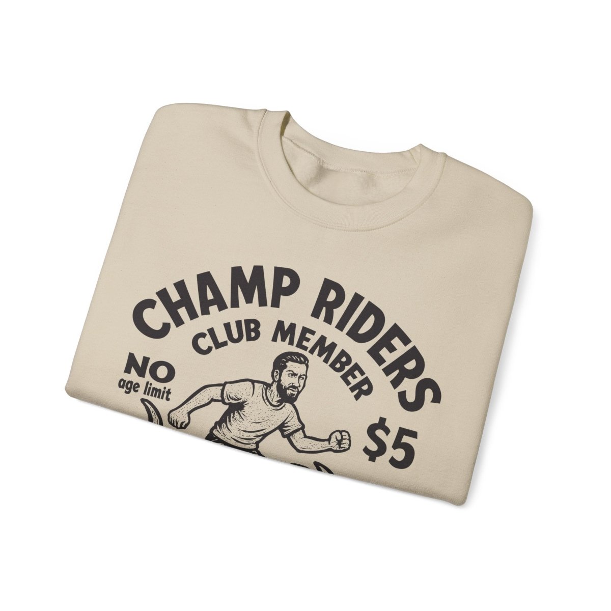 Champ Lake Monster Mystery Ride Man Fleece Sweatshirt, Vermont, Lake Champlain