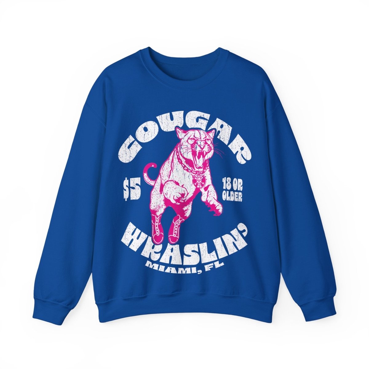 Cougar Wrestling Fleece Sweatshirt, She Might Be On The Prowl