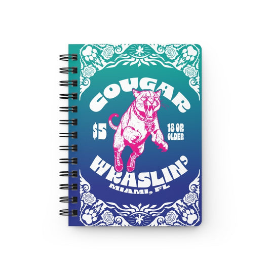 Cougar Wrestling Spiral Bound Journal or Notebook