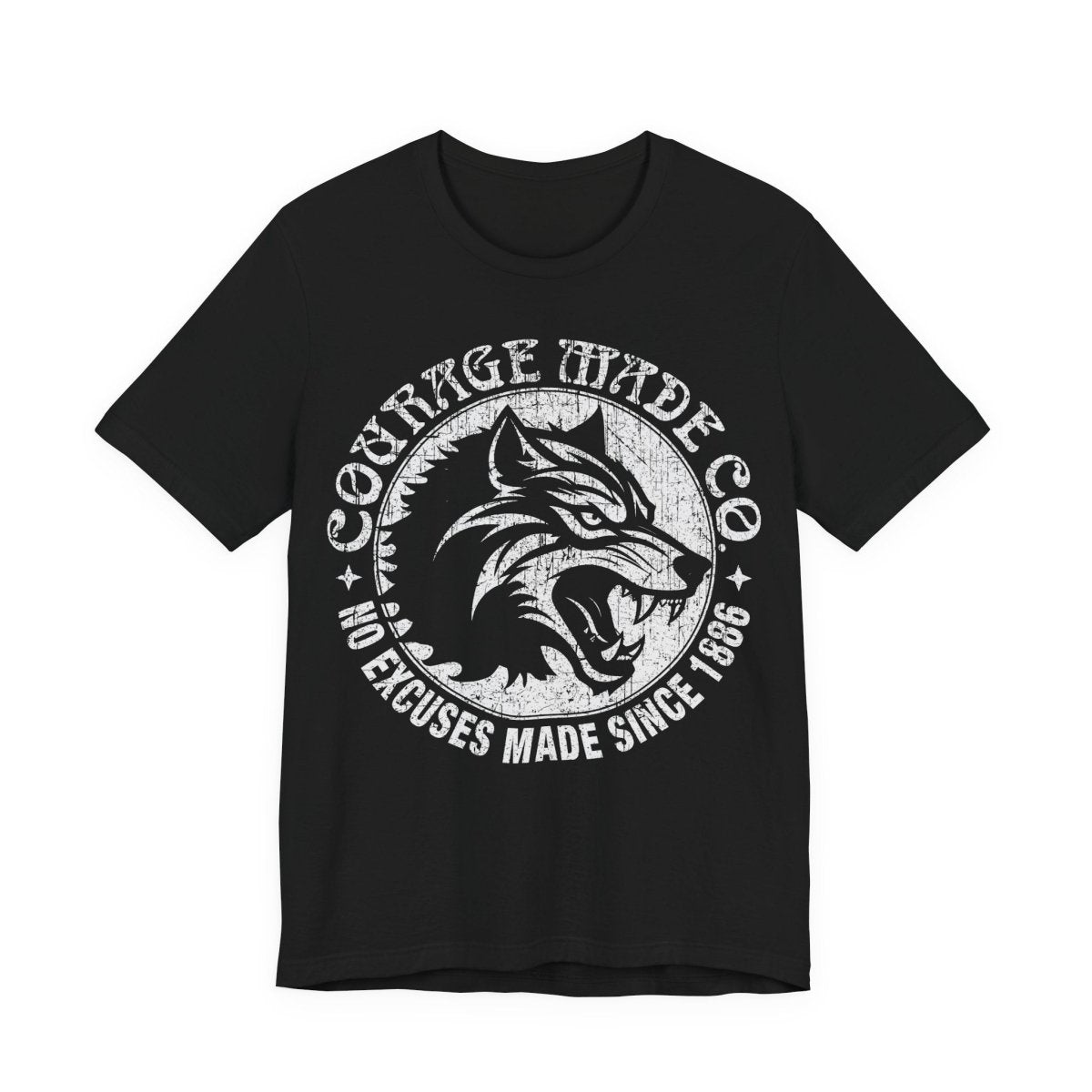 Courage Made Co. Wolf Head Premium T-Shirt