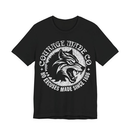 Courage Made Co. Wolf Head Premium T-Shirt