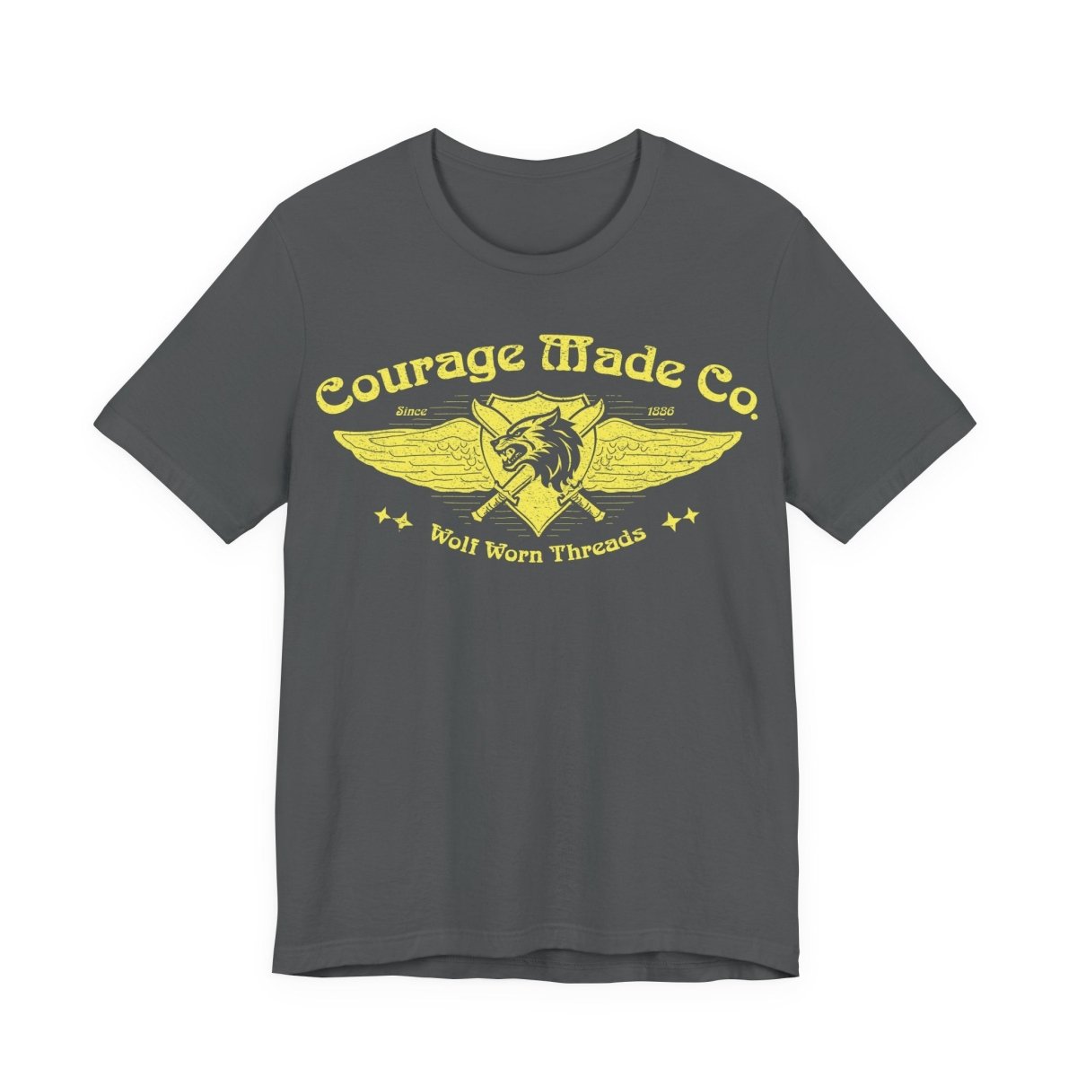 Courage Made Co. Wolf Worn Clothing Premium T-Shirt