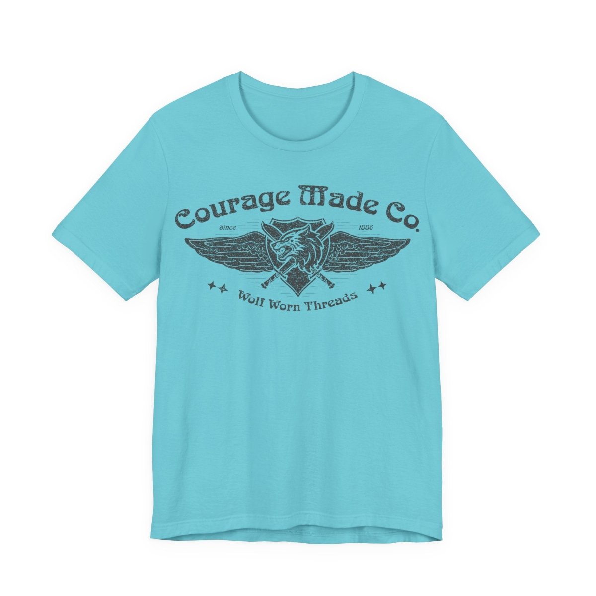 Courage Made Co. Wolf Worn Clothing Premium T-Shirt