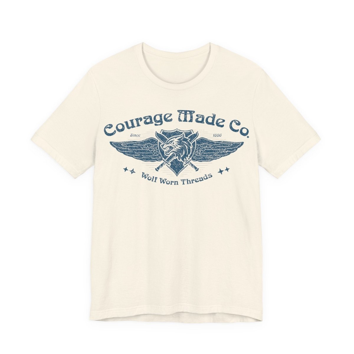 Courage Made Co. Wolf Worn Clothing Premium T-Shirt