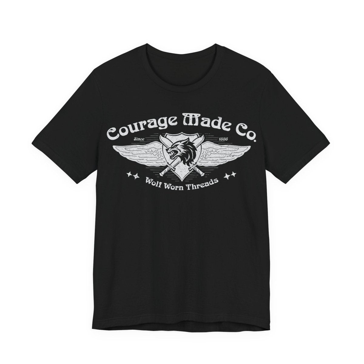 Courage Made Co. Wolf Worn Clothing Premium T-Shirt