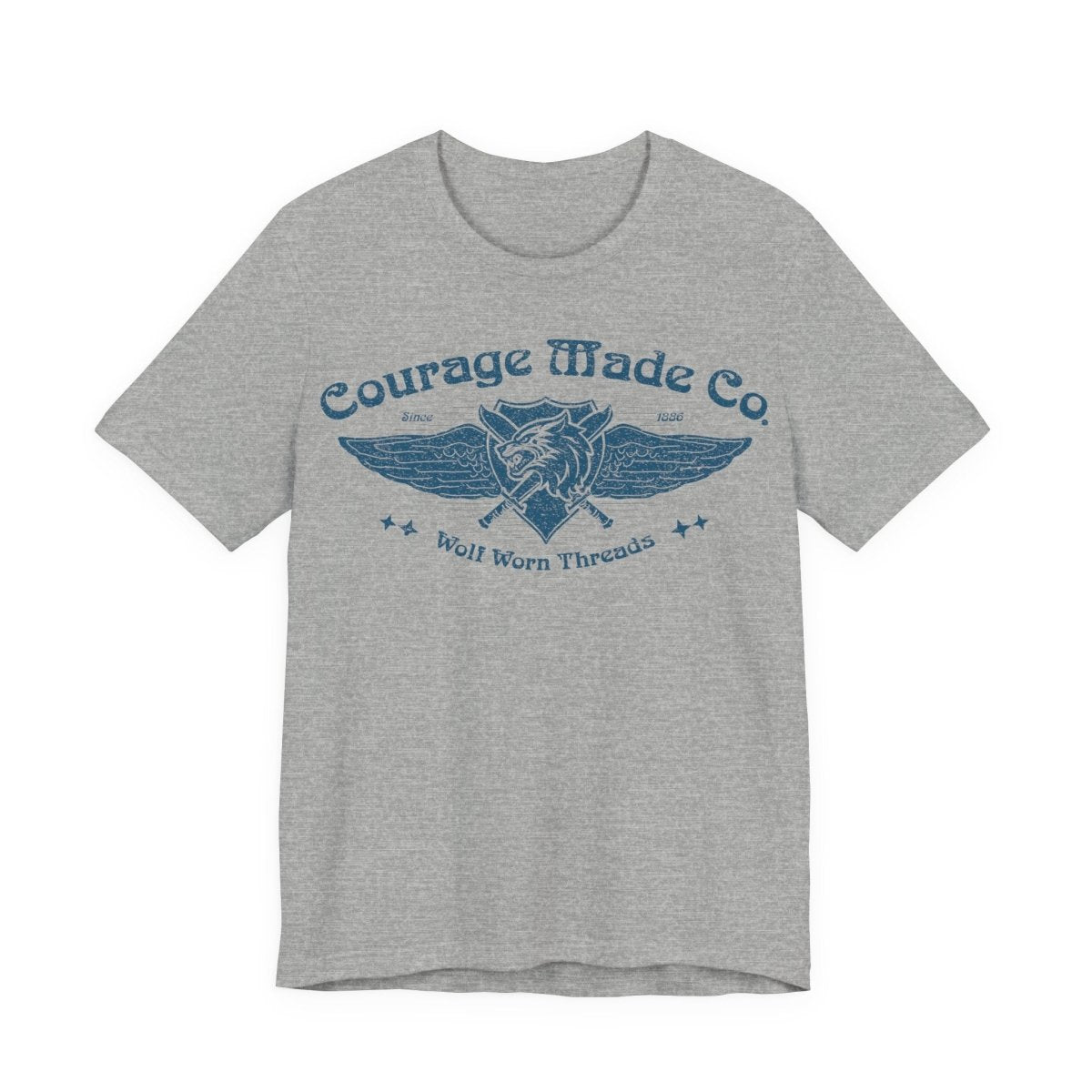 Courage Made Co. Wolf Worn Clothing Premium T-Shirt