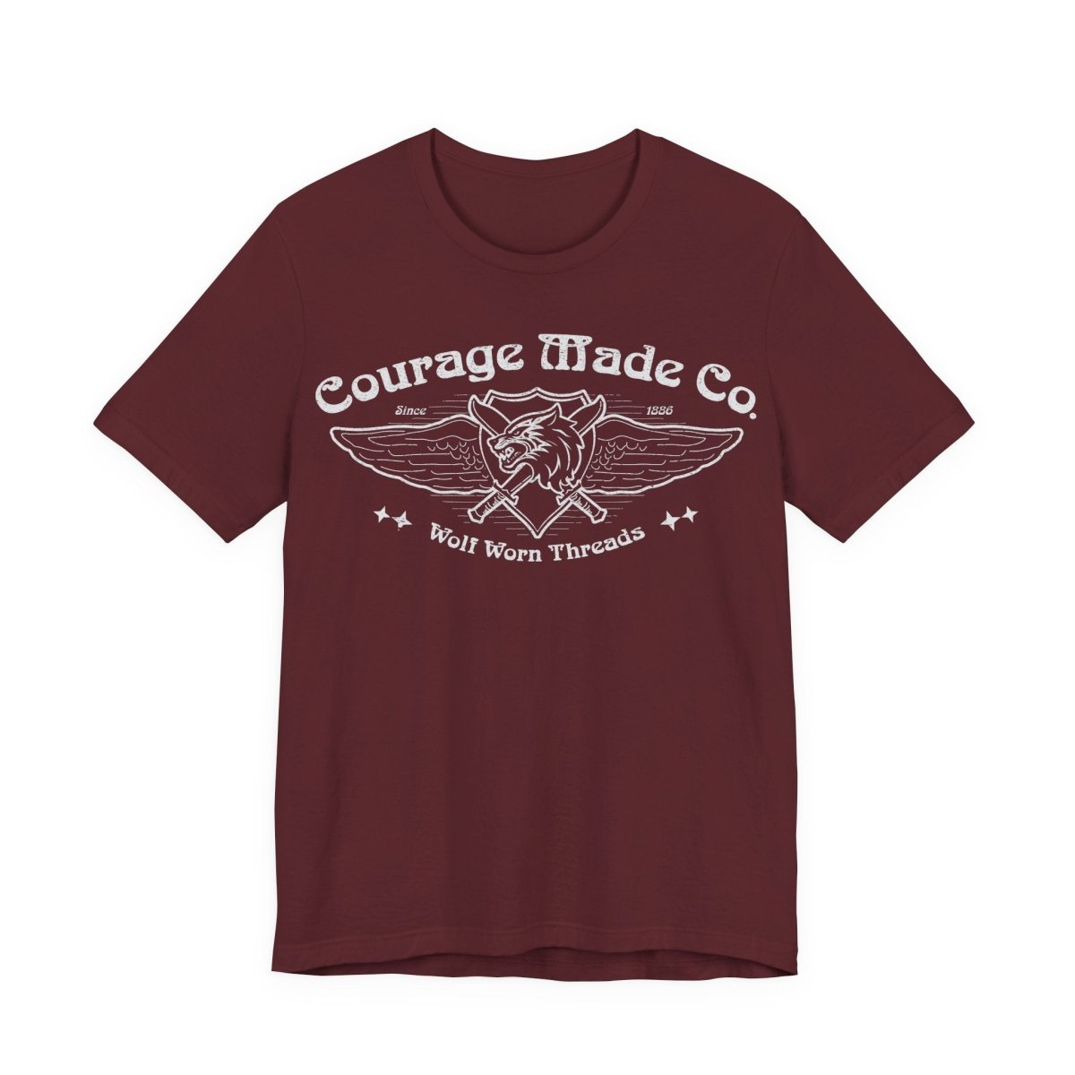 Courage Made Co. Wolf Worn Clothing Premium T-Shirt