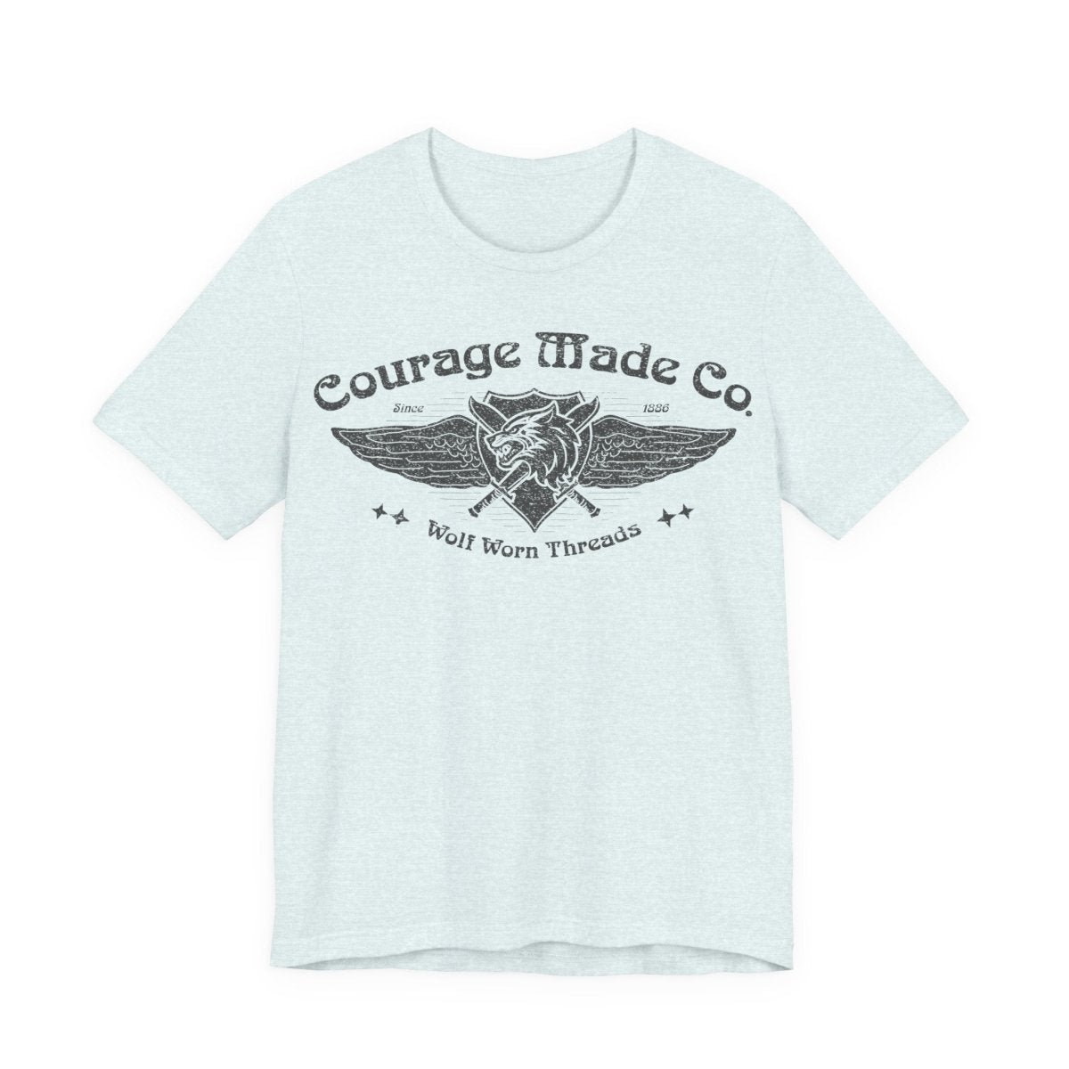 Courage Made Co. Wolf Worn Clothing Premium T-Shirt
