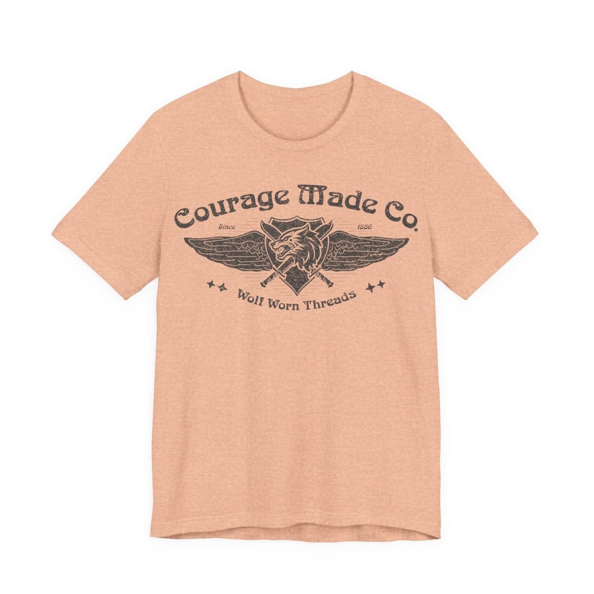 Courage Made Co. Wolf Worn Clothing Premium T-Shirt